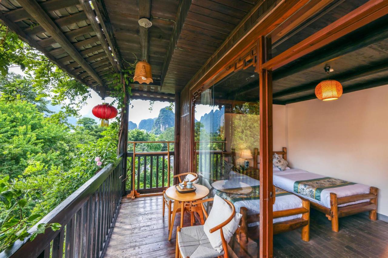Yangshuo Tea Cozy--One Way Free Pick Up From Airport Or Ts 4 Nights Guest House Екстериор снимка