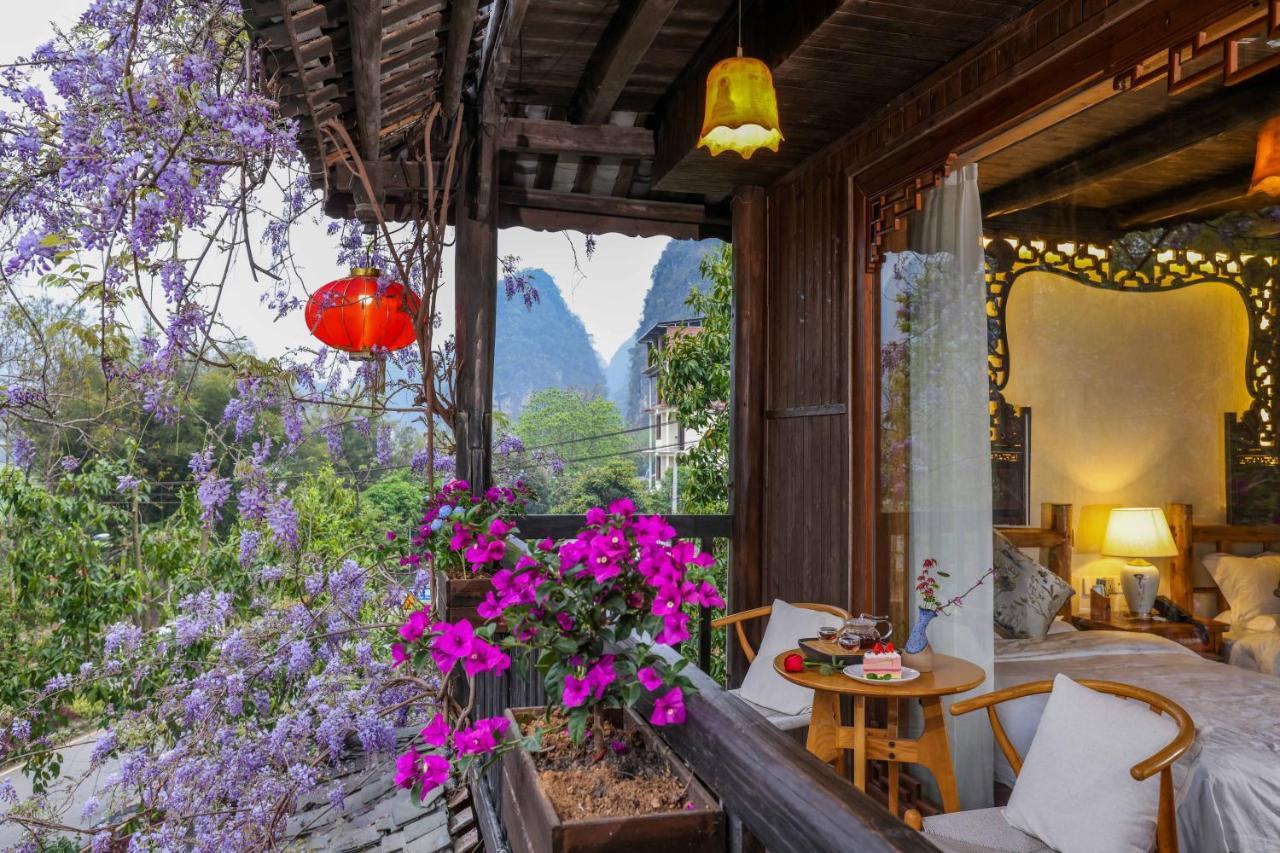 Yangshuo Tea Cozy--One Way Free Pick Up From Airport Or Ts 4 Nights Guest House Екстериор снимка